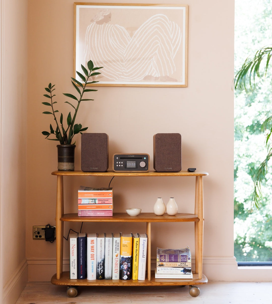 Pure Classic Stereo Mini Coffee Brown/Walnut