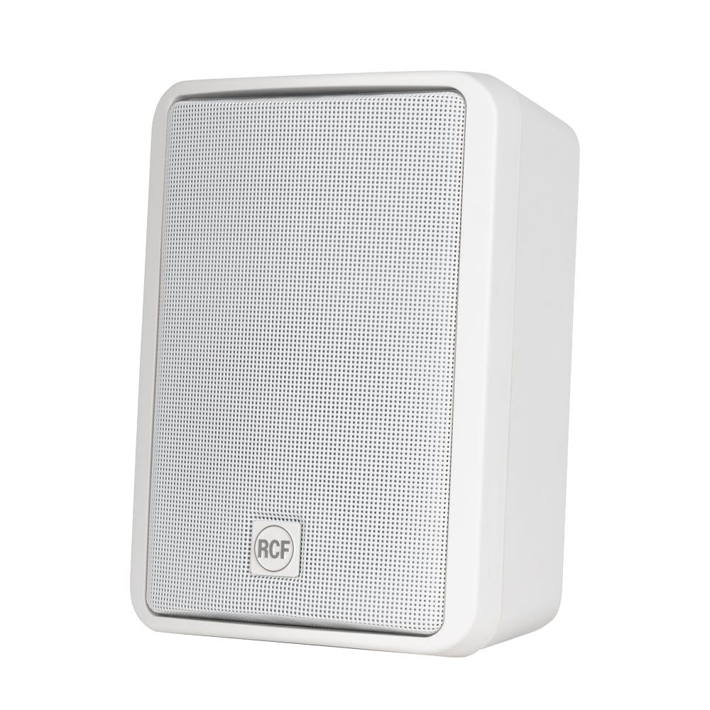 RCF vägghögtalare 2-vägs 4" set (2 st) 40W 100 V IP55, Hvid
