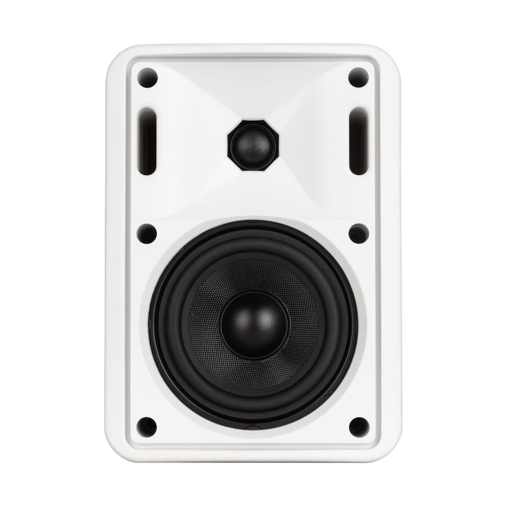RCF vägghögtalare 2-vägs 4" set (2 st) 40W 100 V IP55, Hvid