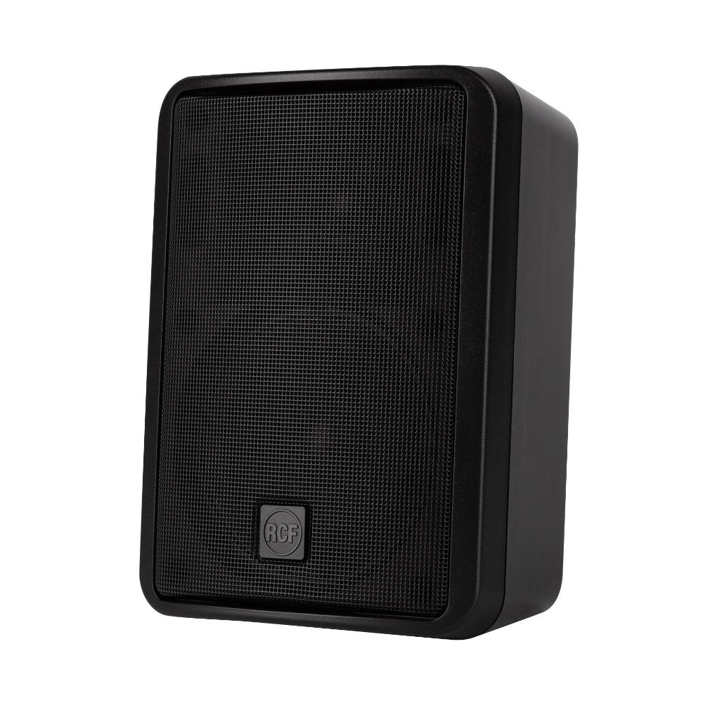 RCF vägghögtalare 2-vägs 4" set (2 st) 40W 8 Ohm IP55, Sort