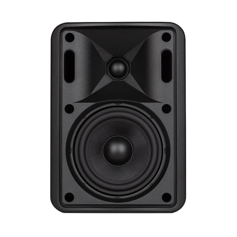 RCF vägghögtalare 2-vägs 4" set (2 st) 40W 8 Ohm IP55, Sort