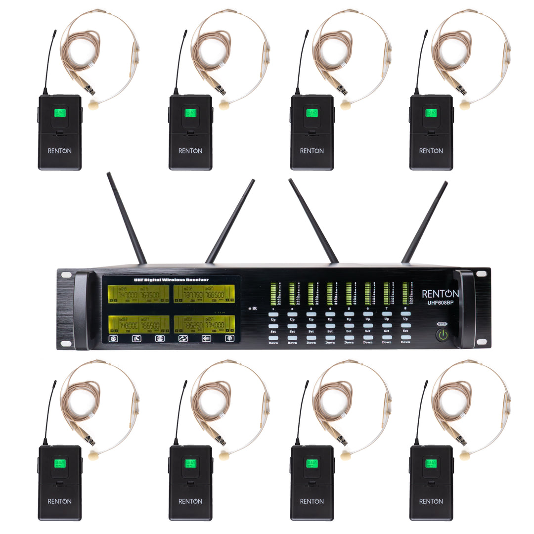 Renton Pro trådlöst headset (8 kanaler)
