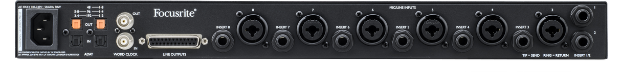 Focusrite Clarett+ Octopre mikrofonförförstärkare