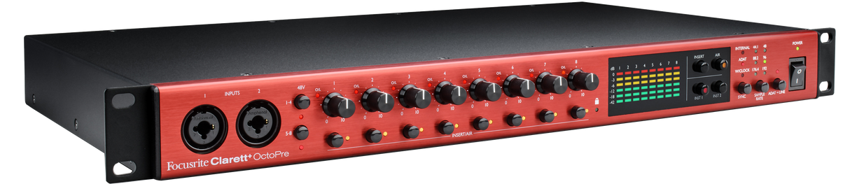 Focusrite Clarett+ Octopre mikrofonförförstärkare