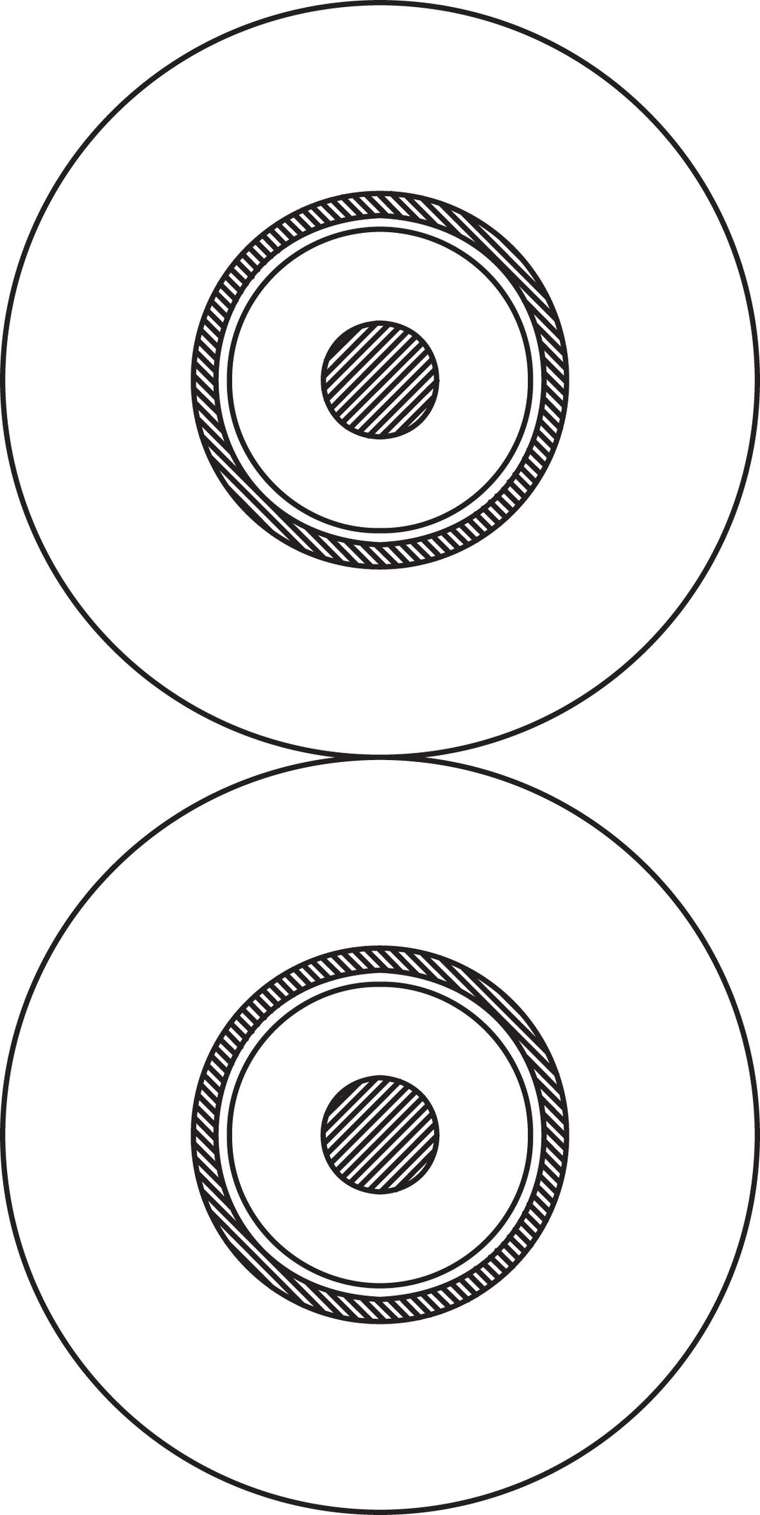 ProCab REF stereo line signalkabel obalanserad 4 x 8 mm 100 m
