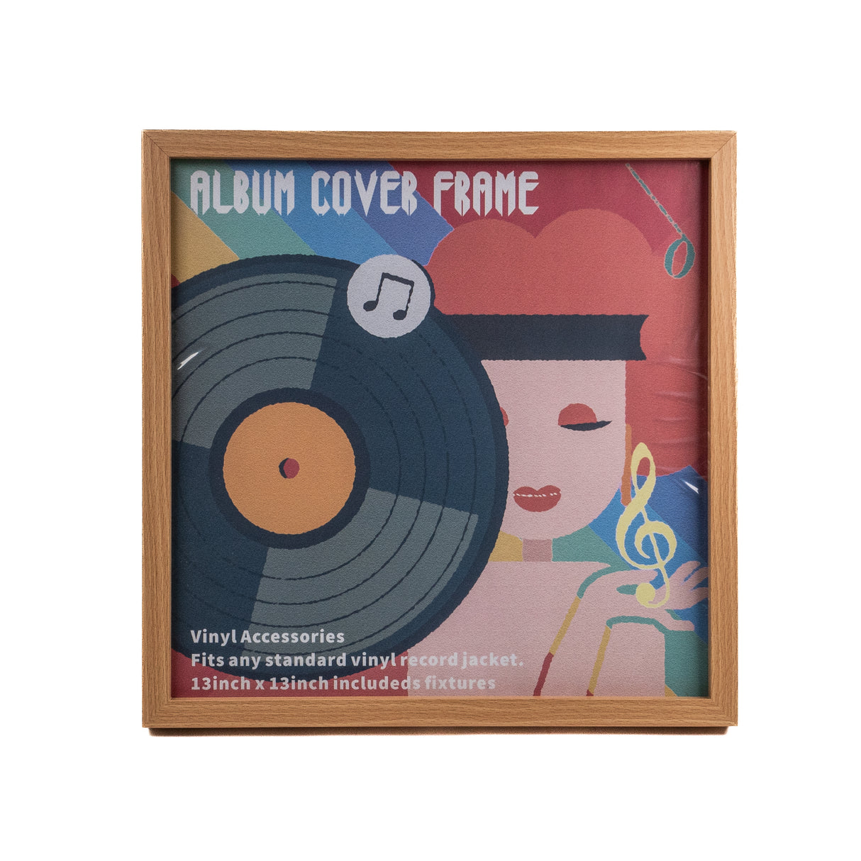 Studio 57 ram för 12" vinylskiva (Natural)