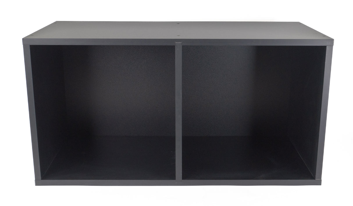 Studio 57 - Förvaringshylla för vinylskivor (71,5 x 36,5 cm, Svart)