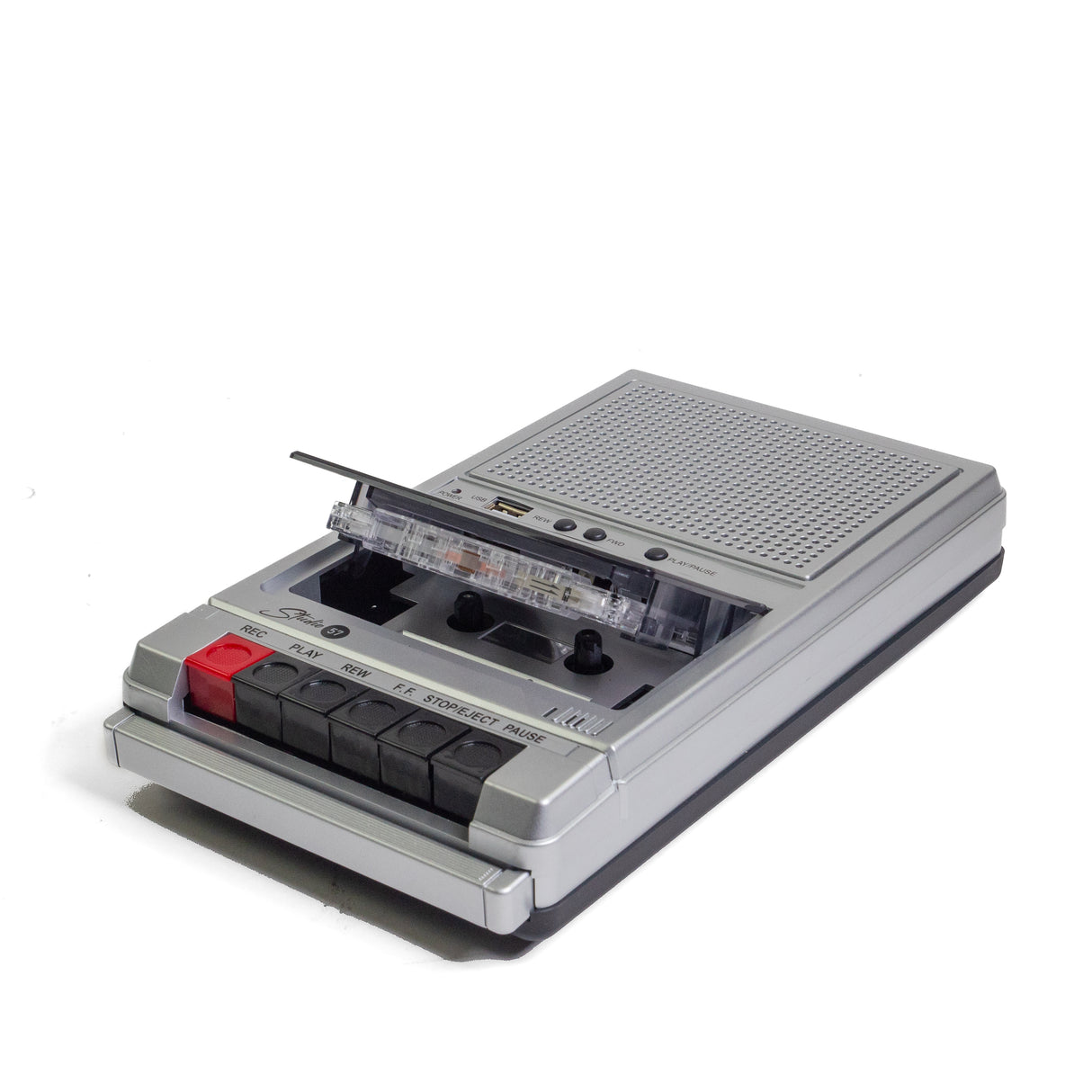 Studio 57 kassettbandspelare (silver)