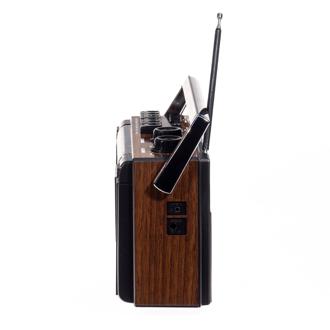 Studio 57 - Kassettbandspelare med FM & Bluetooth, Brun