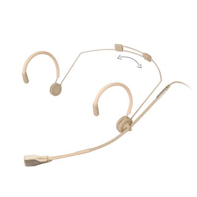 ScanMic headset mikrofon Cardoid till Mipro, Beige