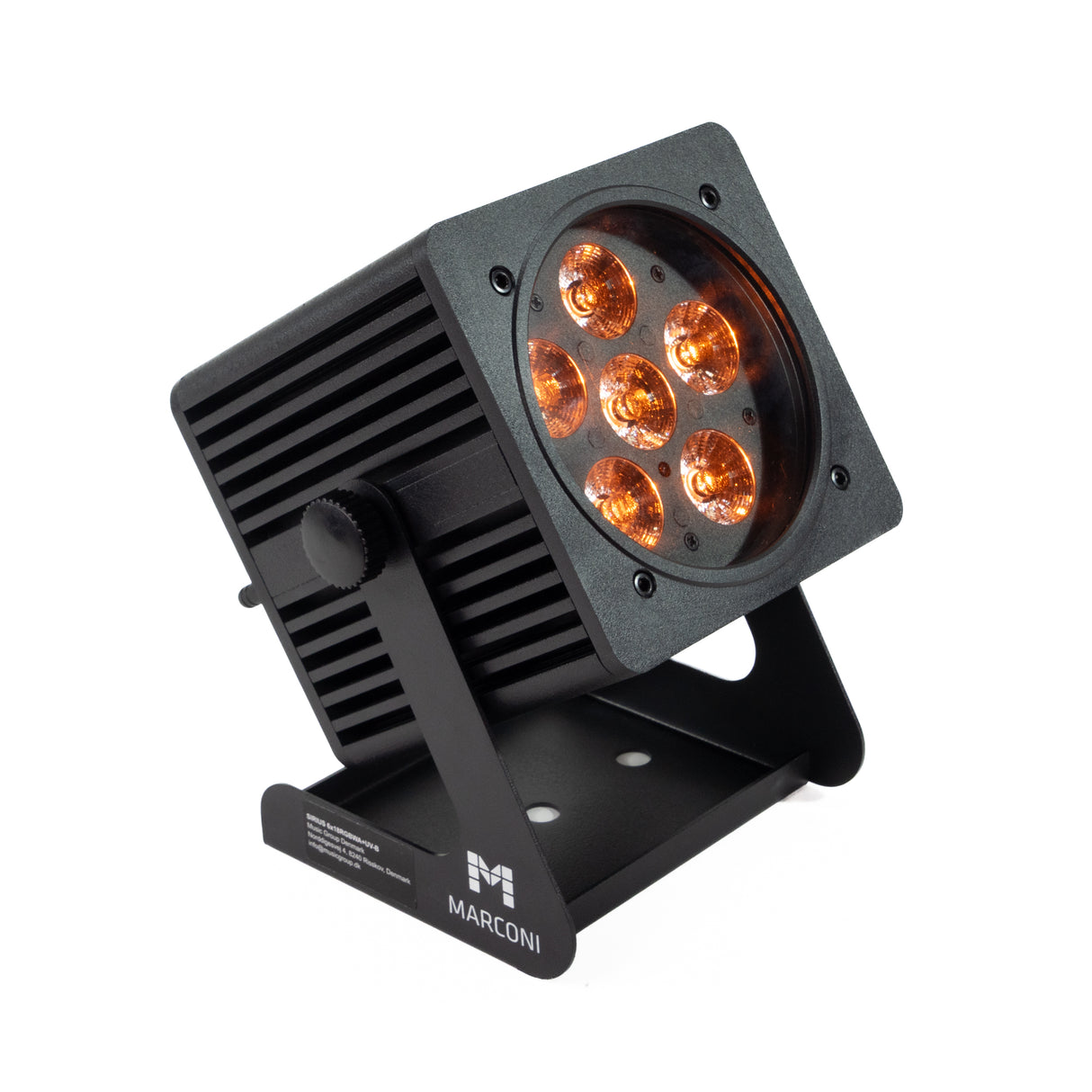 Marconi SIRIUS 6x18W RGBWA+UV IP65 Batterilampa