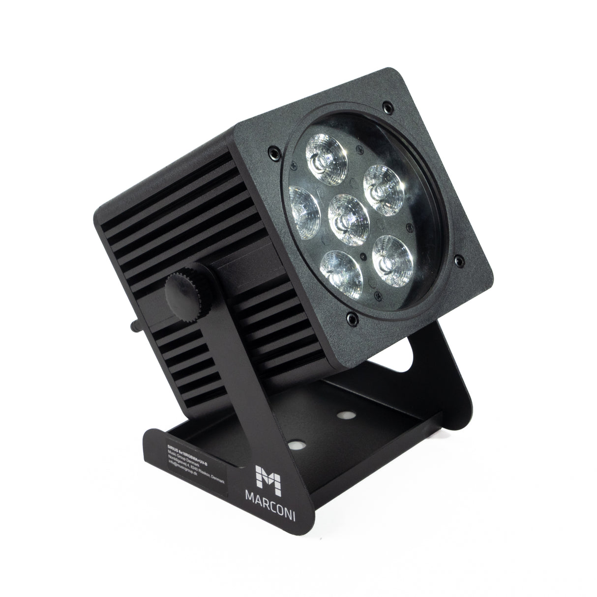 Marconi SIRIUS 6x18W RGBWA+UV IP65 Batterilampa