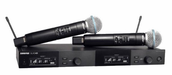 Shure SLXD BETA58A trådlöst system (4 kanaler, J53)
