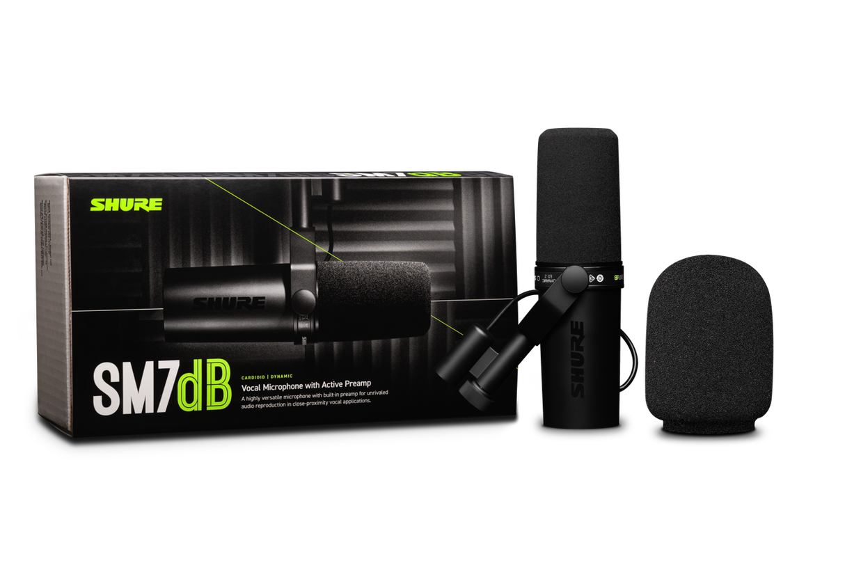 Shure SM7dB Active Dynamic Podcast-mikrofon