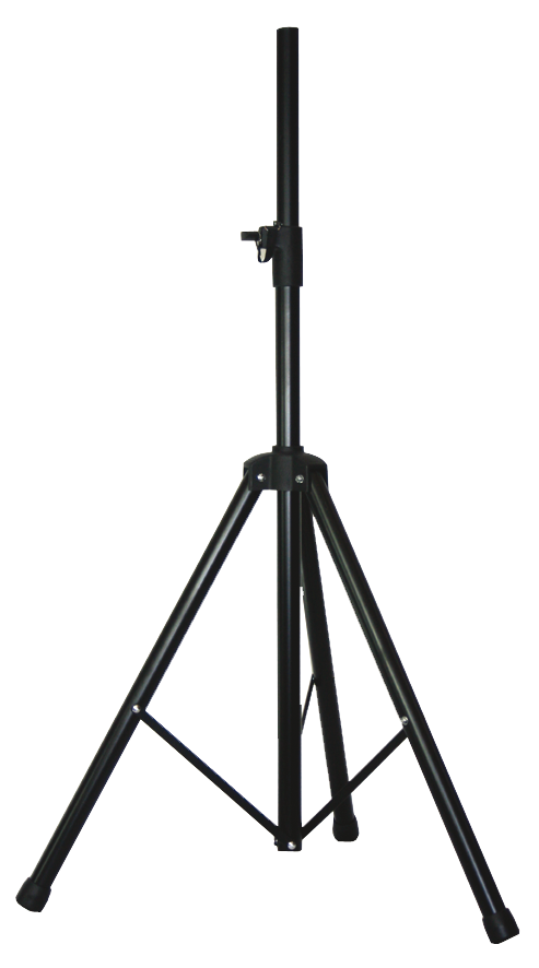 Högtalarstativ i aluminium (svart, 30 kg, 1,80 m)