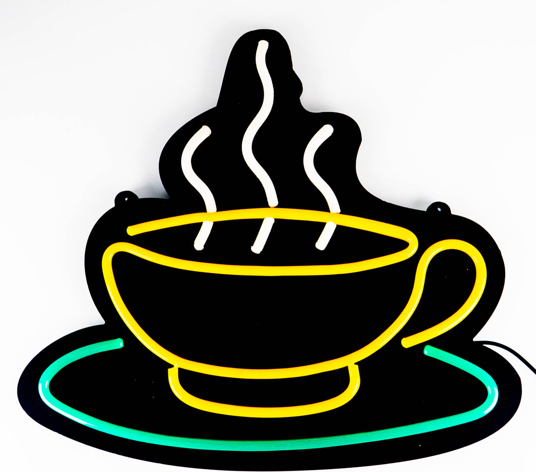 Neonskylt "Kaffekopp" (48cm)