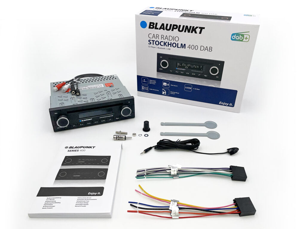 Blaupunkt Stockholm 400 Bilradio med DAB, FM och Bluetooth