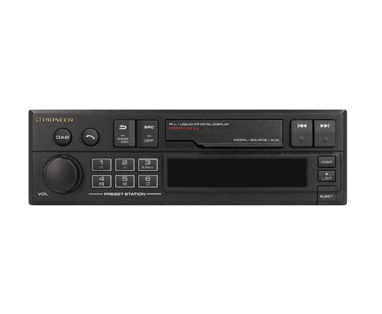 Pioneer SXT-C10PS Retro Bilradio med DAB+ och Bluetooth