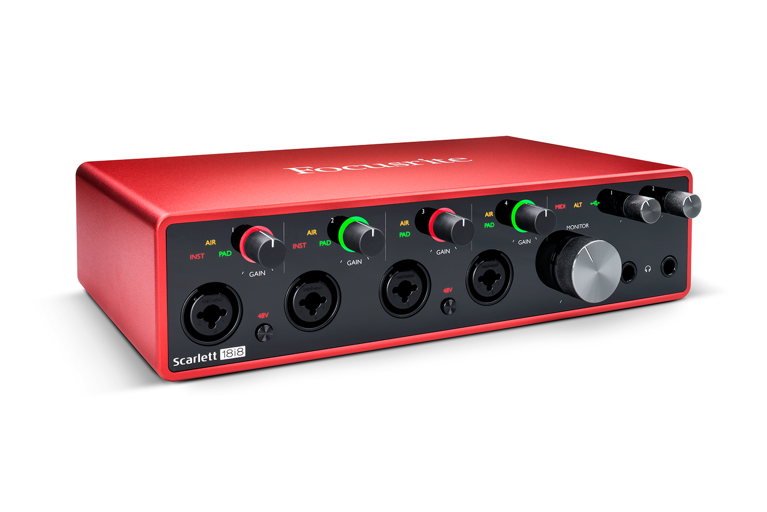 Focusrite Scarlett 18i8 3:e generationens ljudkort