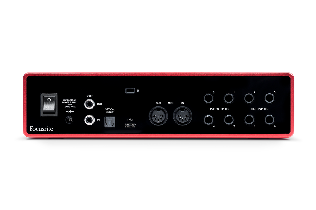 Focusrite Scarlett 18i8 3:e generationens ljudkort