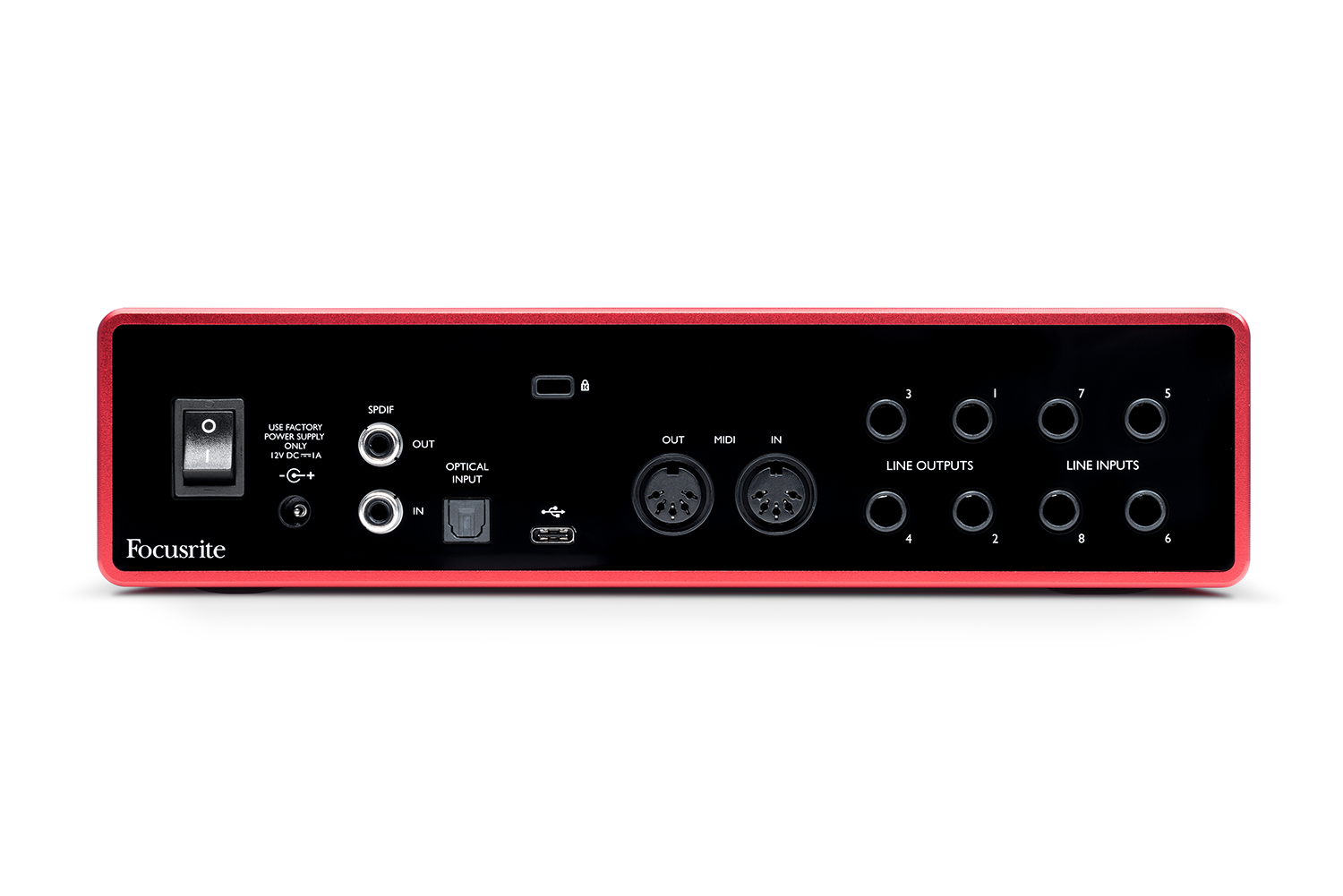 Focusrite Scarlett 18i8 3:e generationens ljudkort