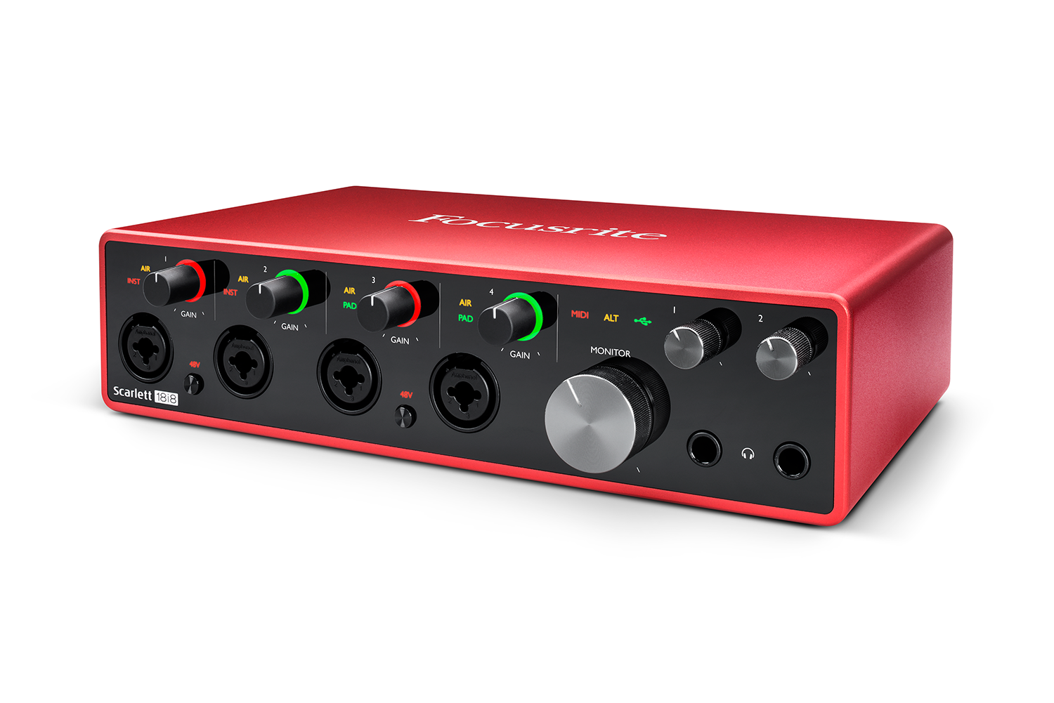 Focusrite Scarlett 18i8 3:e generationens ljudkort