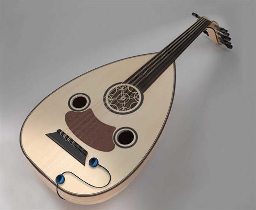 Schertler DYN-OUD-P48 kontaktmikrofoner för oud och gitarrer