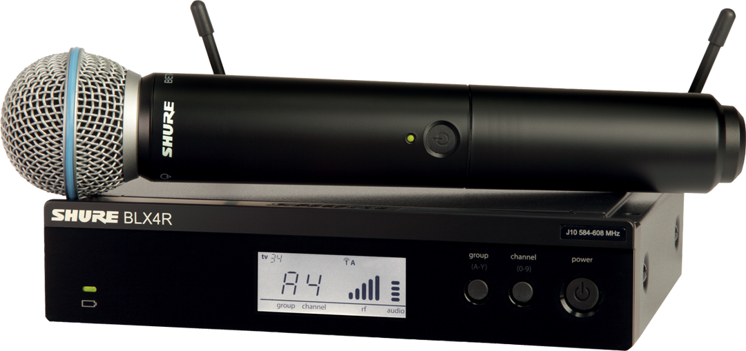 Shure BLX24RE/B58-K3E trådlöst mikrofonsystem (Beta58)