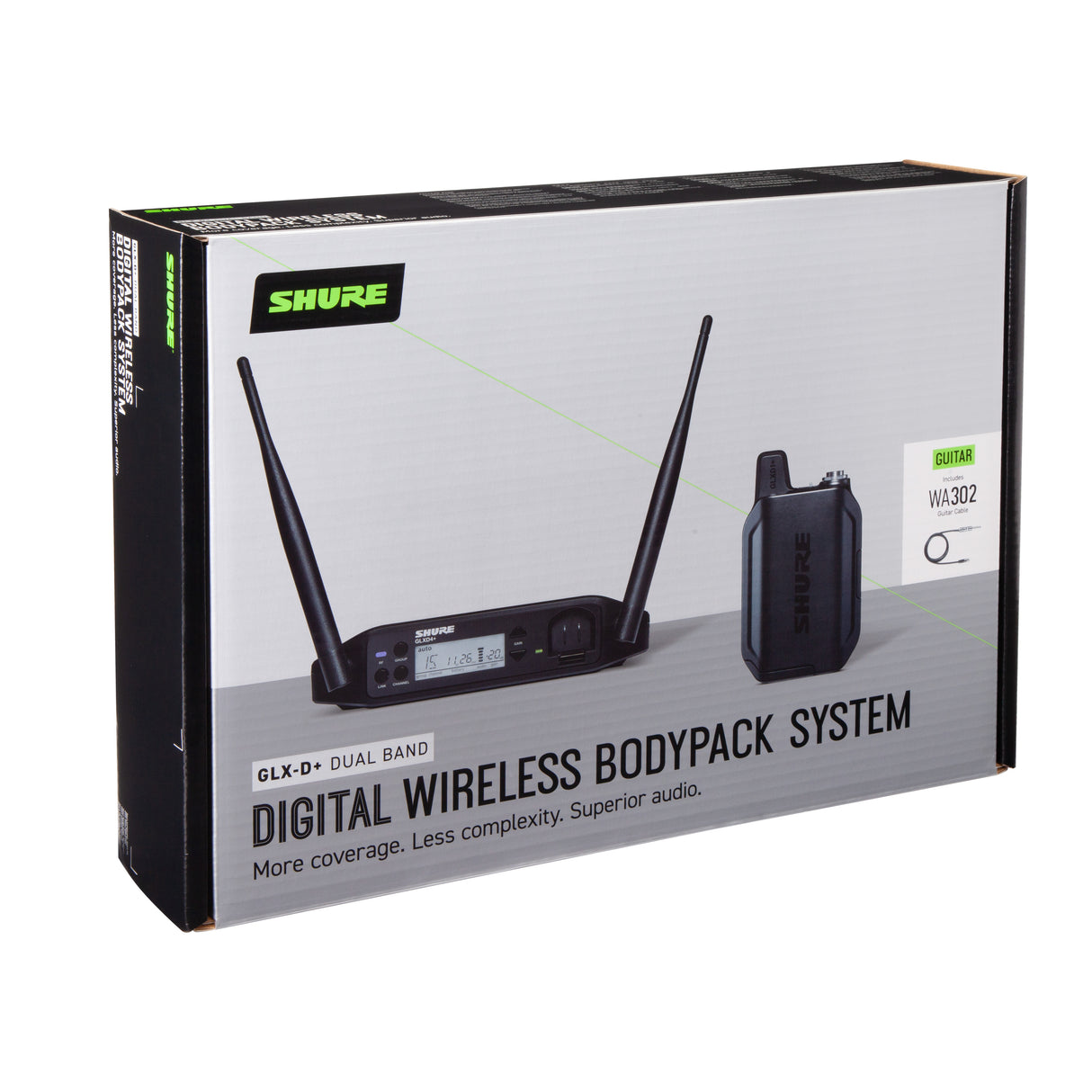 Shure GLXD14+ trådlöst system (Bodypack)