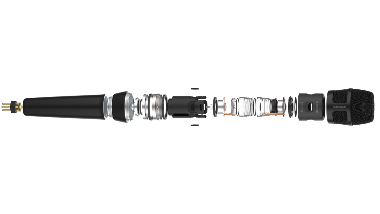 Shure NXN8/C Nexadyne dynamisk mikrofon (njure, svart)