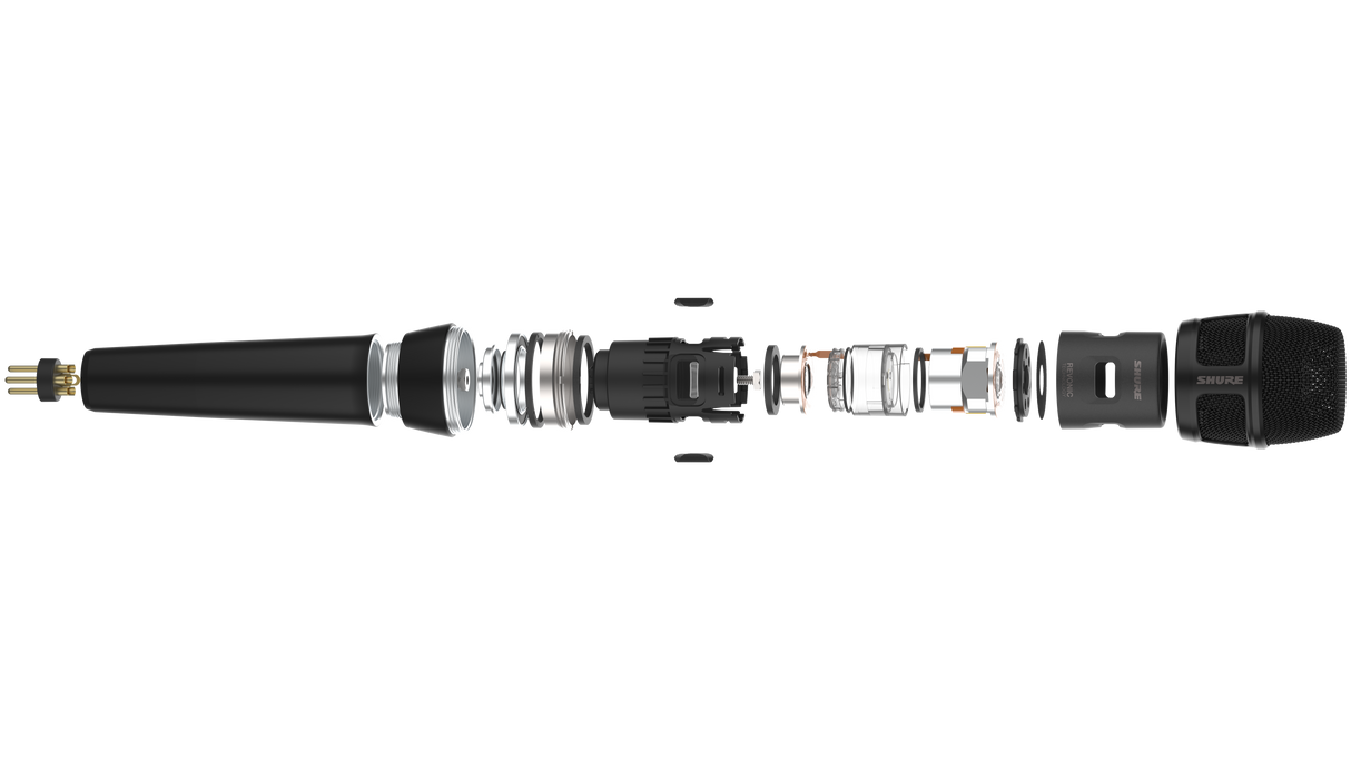 Shure NXN8/S Nexadyne dynamisk mikrofon (supernjure, svart)