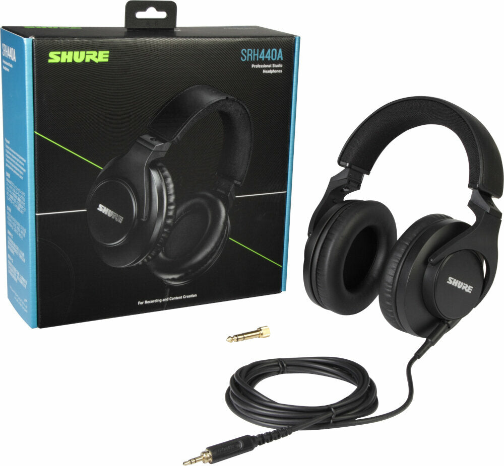 Shure SRH440A-EFS Studiohörlurar (svarta)