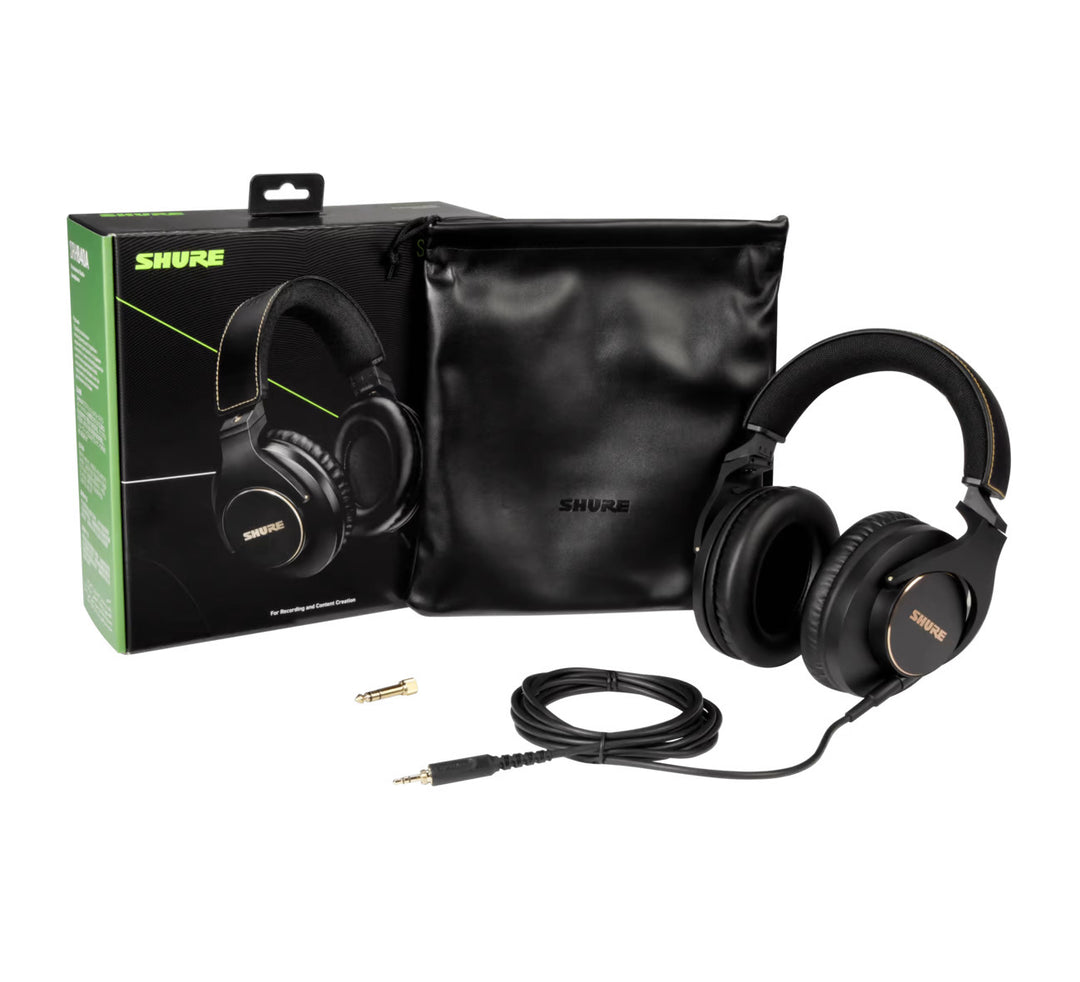 Shure SRH840A-EFS Study Headphone (svart / guld)