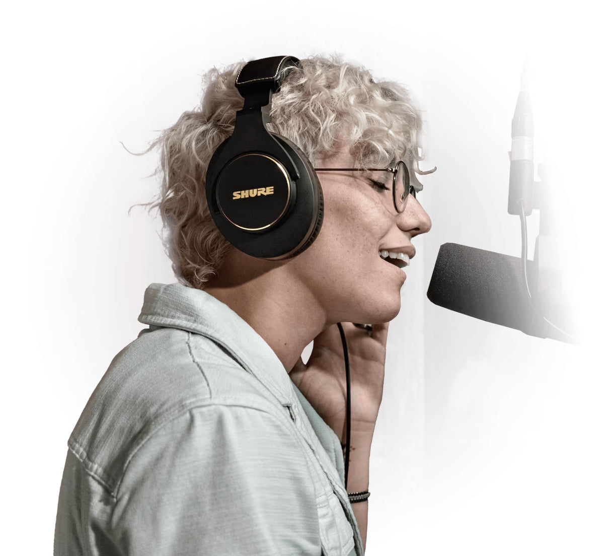 Shure SRH840A-EFS Study Headphone (svart / guld)