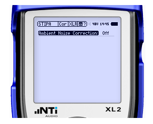 NTI XL 2 STIPA Handhållen ljud- och akustisk analysator