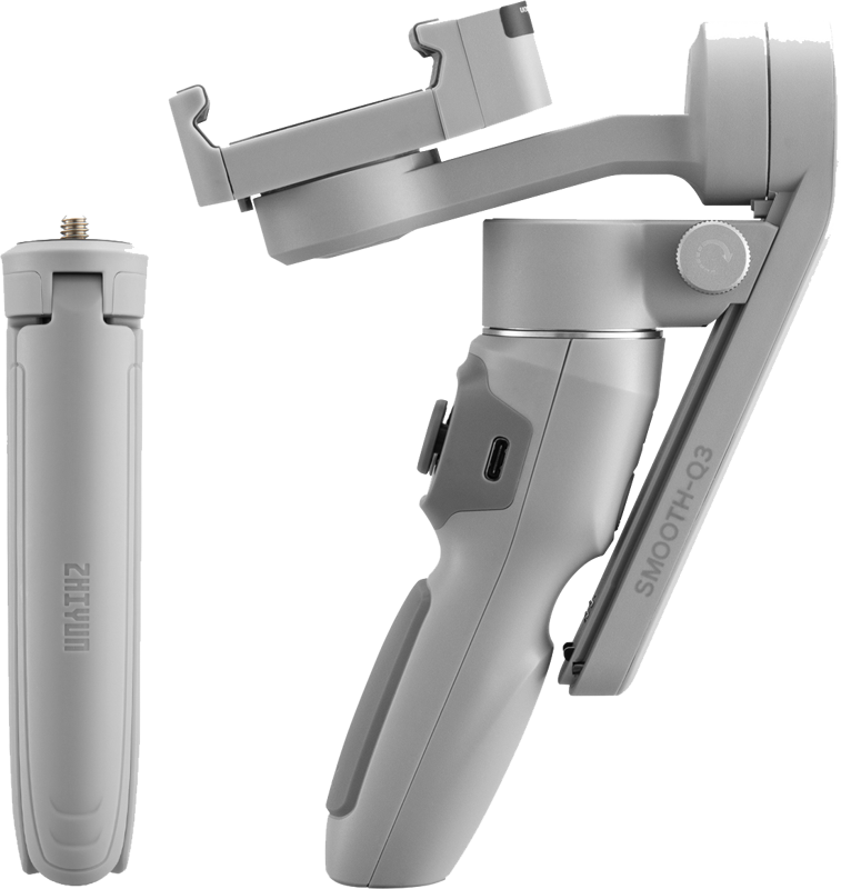 Zhiyun Smooth Q3 Combo Mobil stabilisator med ljus