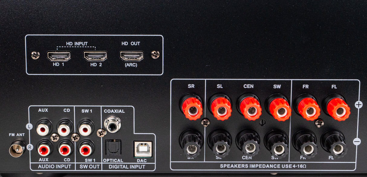 SoundMate AV-A002 5.1 Surroundmottagare