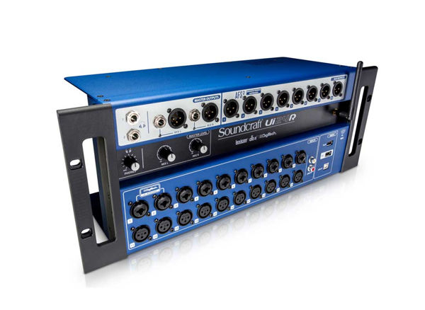 Soundcraft Ui24R Fjärrstyrd Digital Mixer och Multitrack Recorder