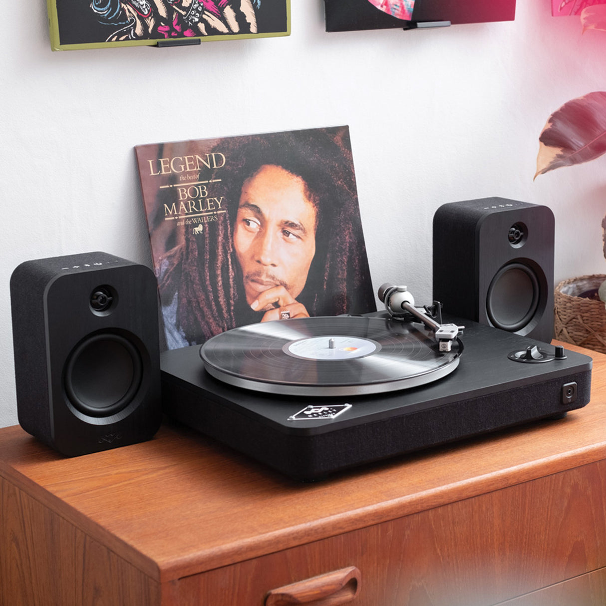 MARLEY DUO Bluetooth Högtalarsystem (Svart)