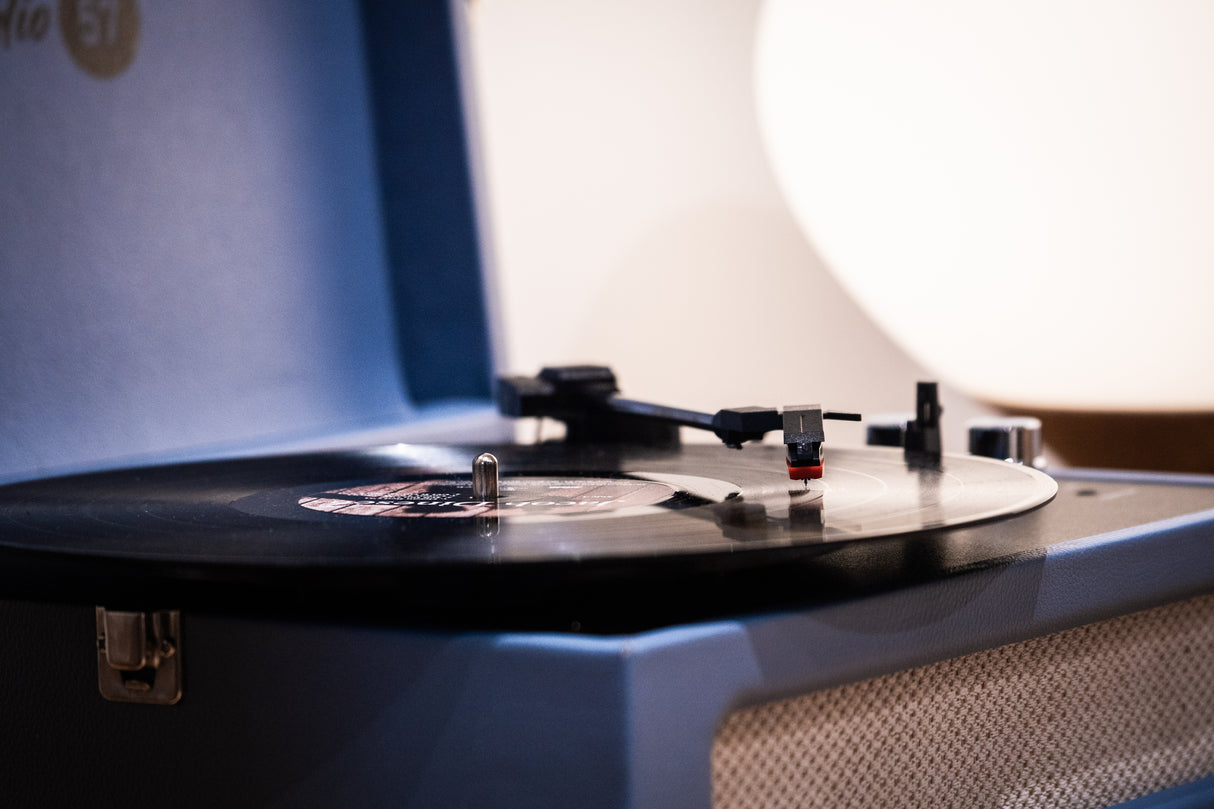 Studio 57 Groovy skivspelare (blå)