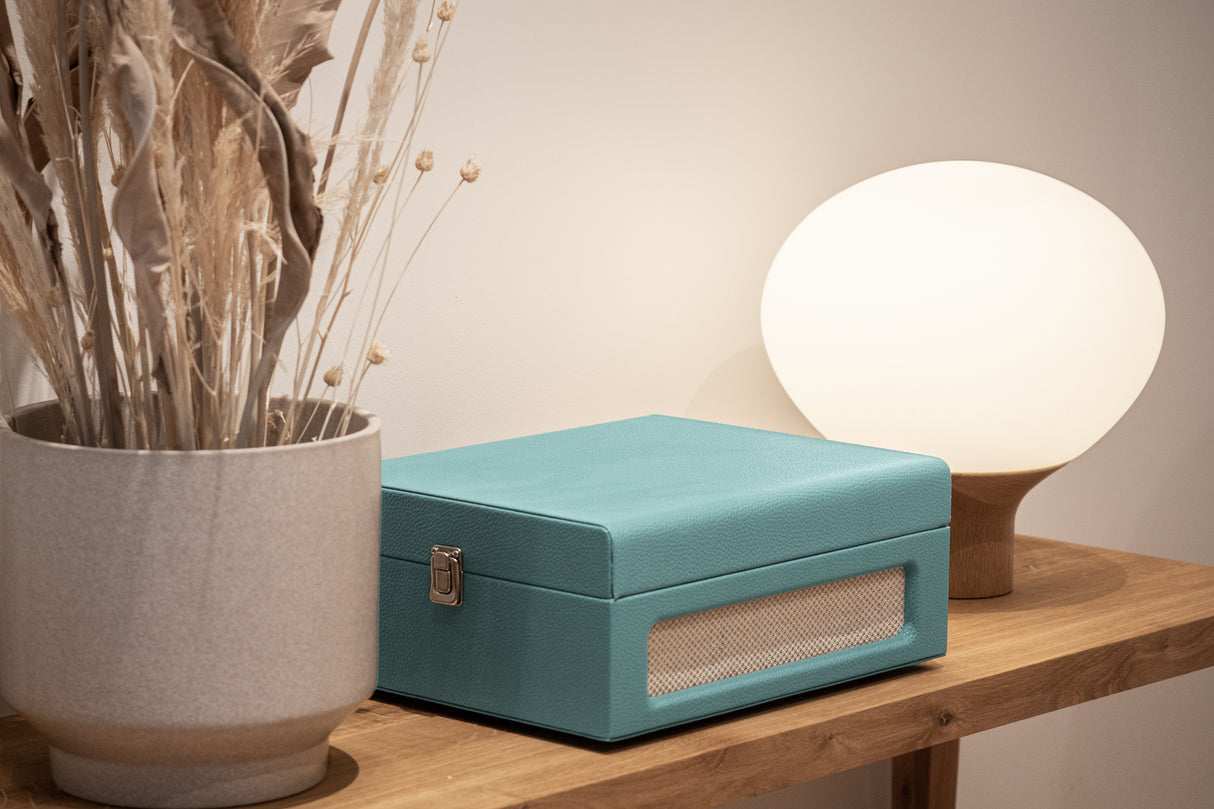 Studio 57 Groovy skivspelare med LP-ställ (Ivy)