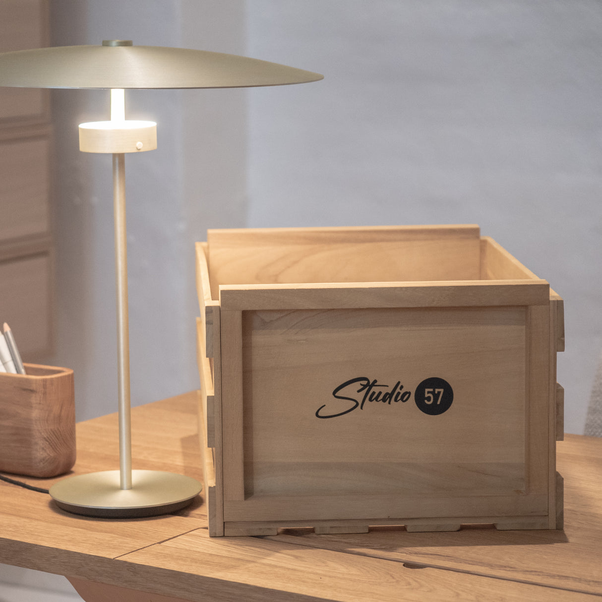 Studio 57 Förvaringslåda för vinylskivor (Trä)