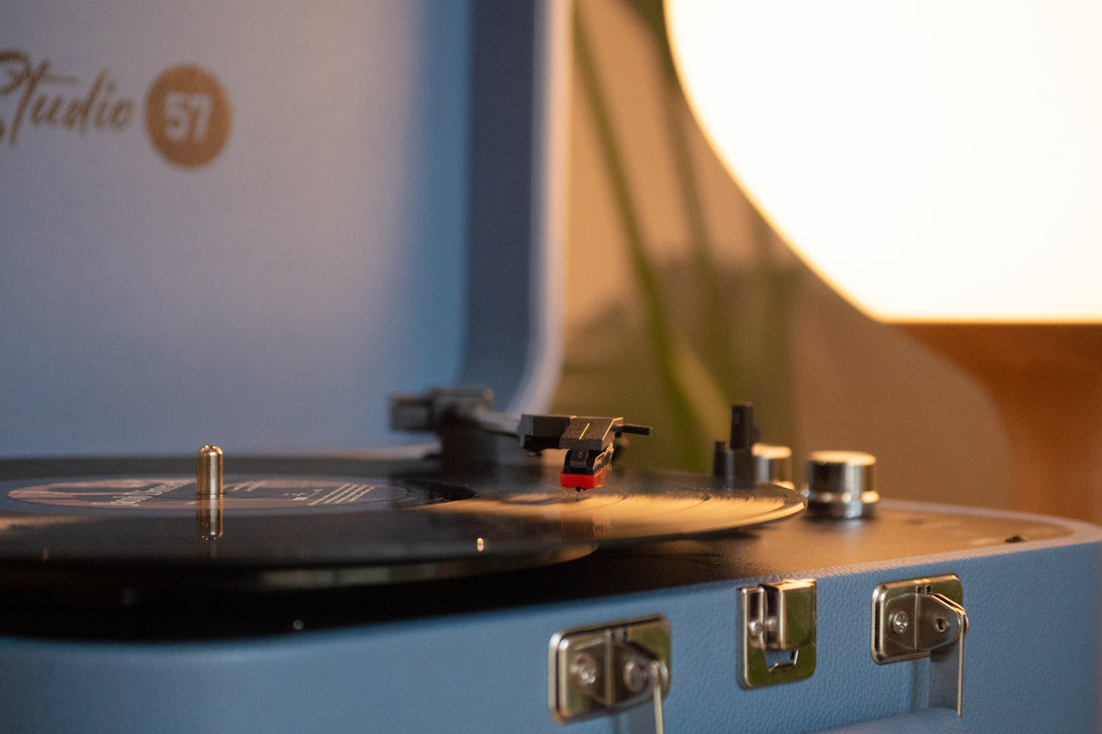 Studio 57 Mellow skivspelare (blå)