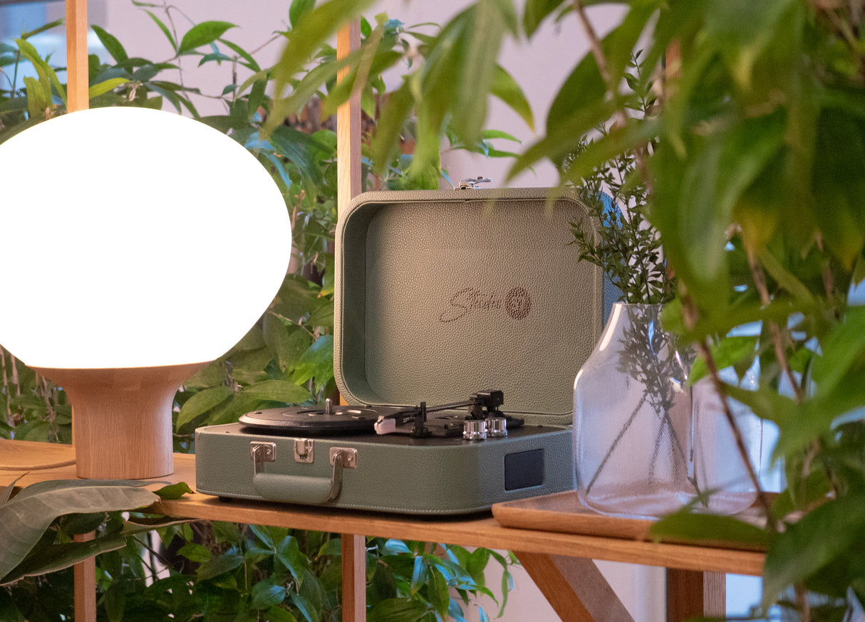 Studio 57 Mellow skivspelare (grön)