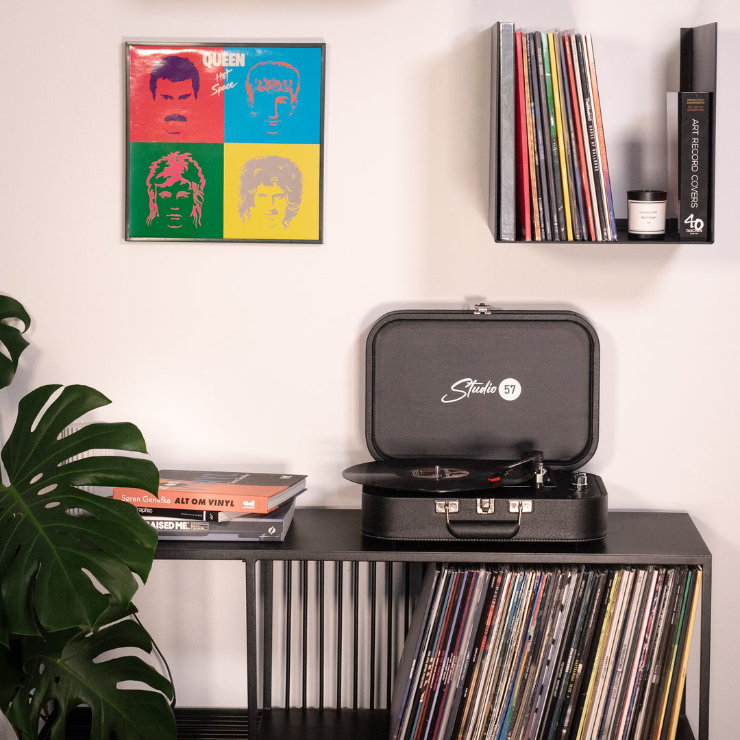 Studio 57 Mellow Skivspelare (Svart) Paket