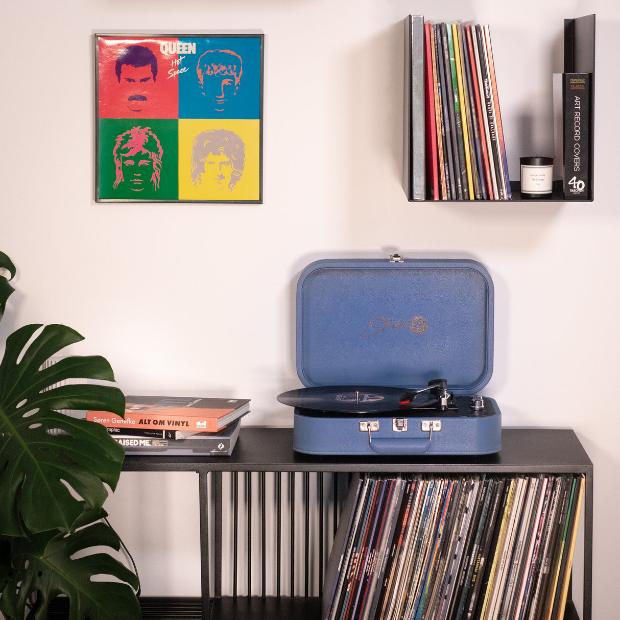 Studio 57 Mellow skivspelare (blå)