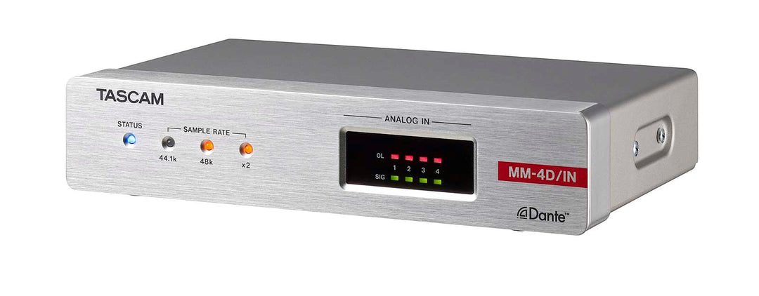 Tascam MM-2D Analog Dante-omvandlare 2 in / 2 out, XLR