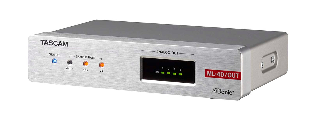 Tascam MM-4D IN Analog Dante-omvandlare 4 kanaler, XLR