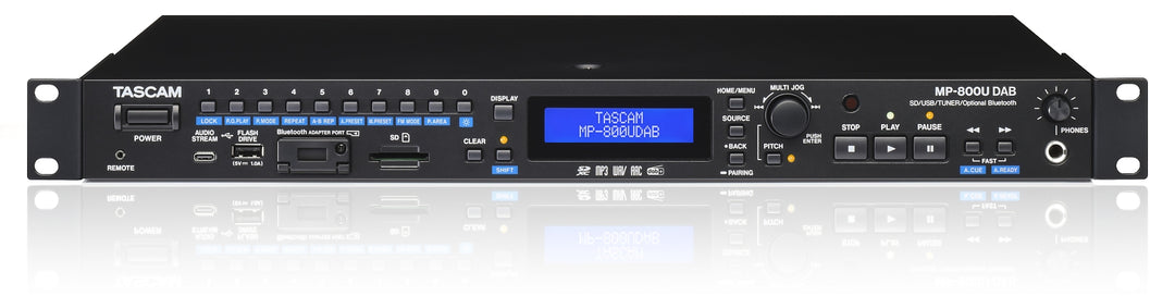 Tascam mediaspelare med SD/USB och DAB/FM-tuner