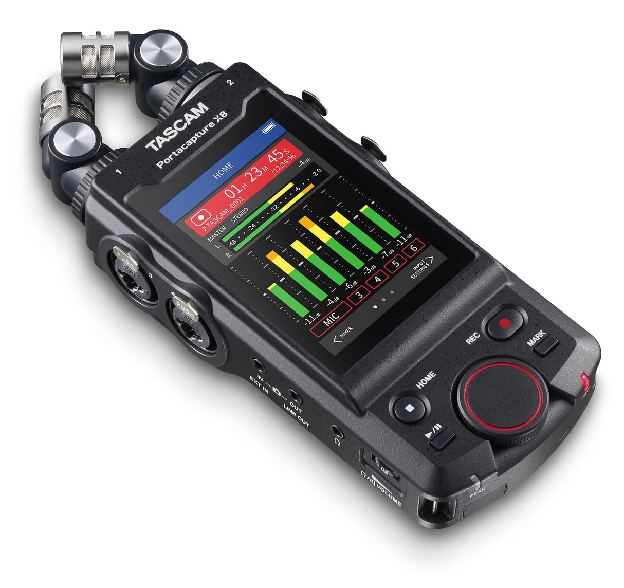 Tascam PortaCapture X8 transportabel multitrack recorder